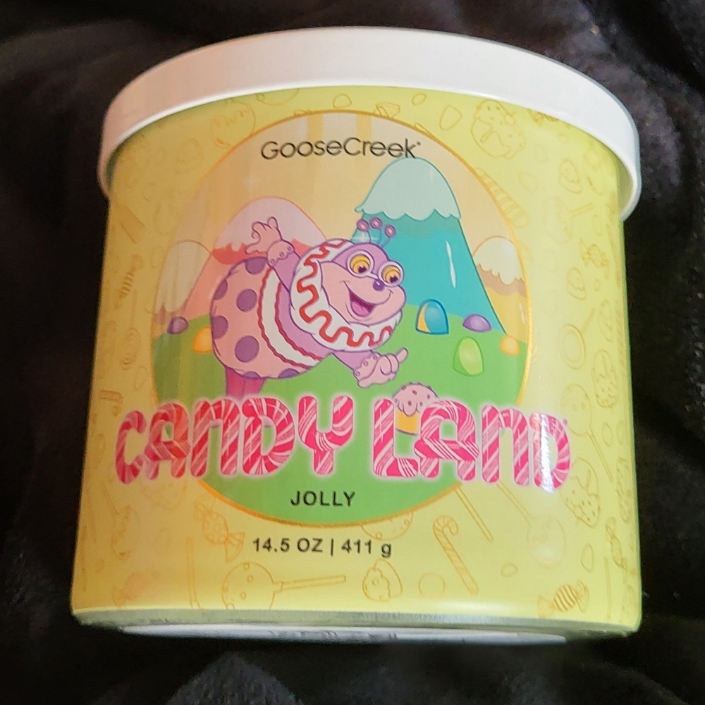 Jolly Candy Land Goose Creek 3-wick soy candle NEW